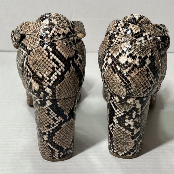 Chinese Laundry Womens Size 10 Snakeskin Print High Heel Sandals - Picture 5 of 14